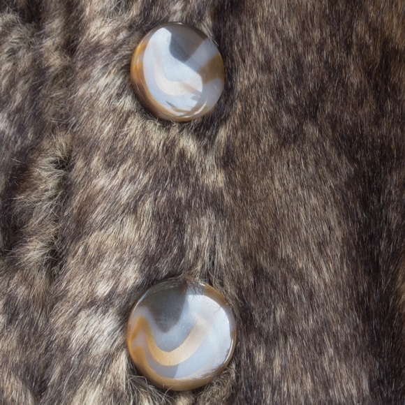 KERSH Faux Fur Women's Jacket with 3/4 Sleeves Size Small - Picture 10 of 16